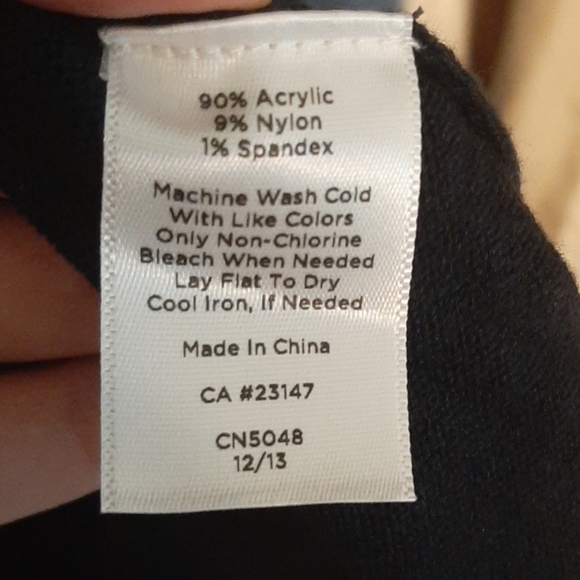 Talbots Navy knitted dress - Picture 4 of 4